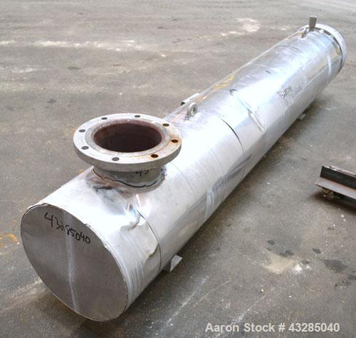 Used Atlas U Tube Shell & Tube Heat Exchanger, 128 Square Feet. 316L Stainless steel tubes, tube sheet and bonnet. (56) U tubes rated 150 psi at 350 degrees F., carbon steel shell rated 150 psi at 35...