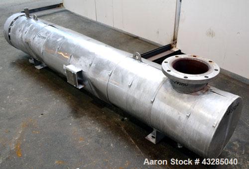 Used Atlas U Tube Shell & Tube Heat Exchanger, 128 Square Feet. 316L Stainless steel tubes, tube sheet and bonnet. (56) U tubes rated 150 psi at 350 degrees F., carbon steel shell rated 150 psi at 35...