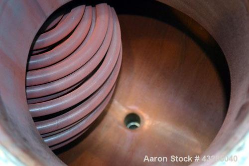 Used Atlas U Tube Shell & Tube Heat Exchanger, 128 Square Feet. 316L Stainless steel tubes, tube sheet and bonnet. (56) U tubes rated 150 psi at 350 degrees F., carbon steel shell rated 150 psi at 35...