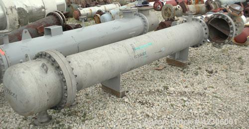 Used Kemco/Krueger Engineering U Tube Shell and Tube Heat Exchanger, 300 square feet, type FH, size 15 x 20, horizontal. Carbon steel shell rated 150 psi at 250 deg F, (172) 3/4'' diameter x 10' long...