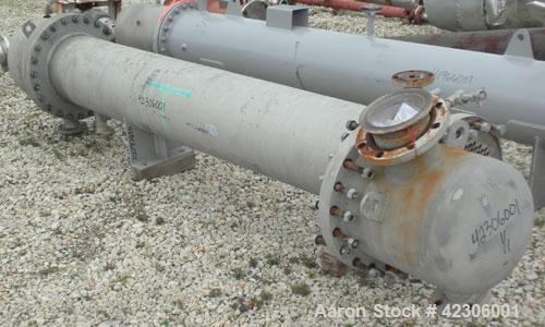 Used Kemco/Krueger Engineering U Tube Shell and Tube Heat Exchanger, 300 square feet, type FH, size 15 x 20, horizontal. Carbon steel shell rated 150 psi at 250 deg F, (172) 3/4'' diameter x 10' long...