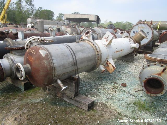 Used – Ohmstede 1083 sq. ft. Vertical Shell & Tube Heat Exchanger – Carbon Steel Shell, 304L SS Tubes