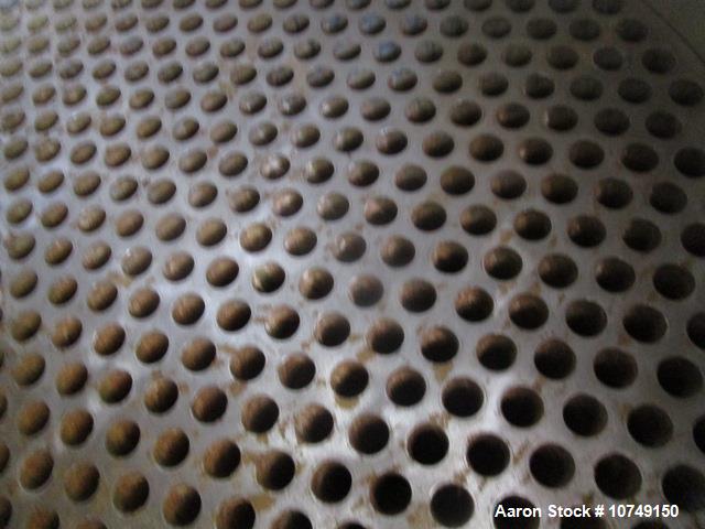 Used – Ohmstede 1083 sq. ft. Vertical Shell & Tube Heat Exchanger – Carbon Steel Shell, 304L SS Tubes