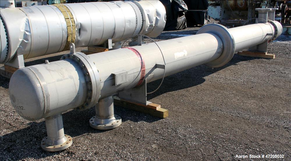 Unused- Perry Products Single Pass Shell & Tube Heat Exchanger, 1,231 Square Fee