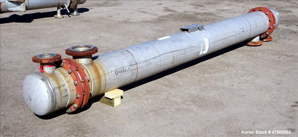 Used Perry Products Shell and Tube Heat Exchanger, Approximate 319 Square Feet,