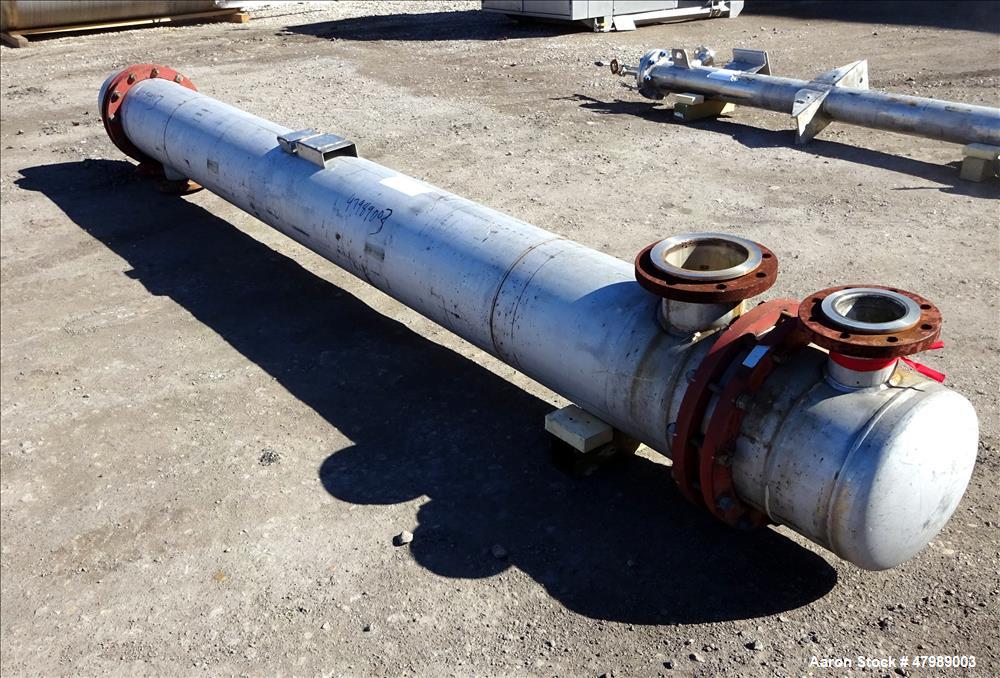 Used Perry Products Shell and Tube Heat Exchanger, Approximate 319 Square Feet,