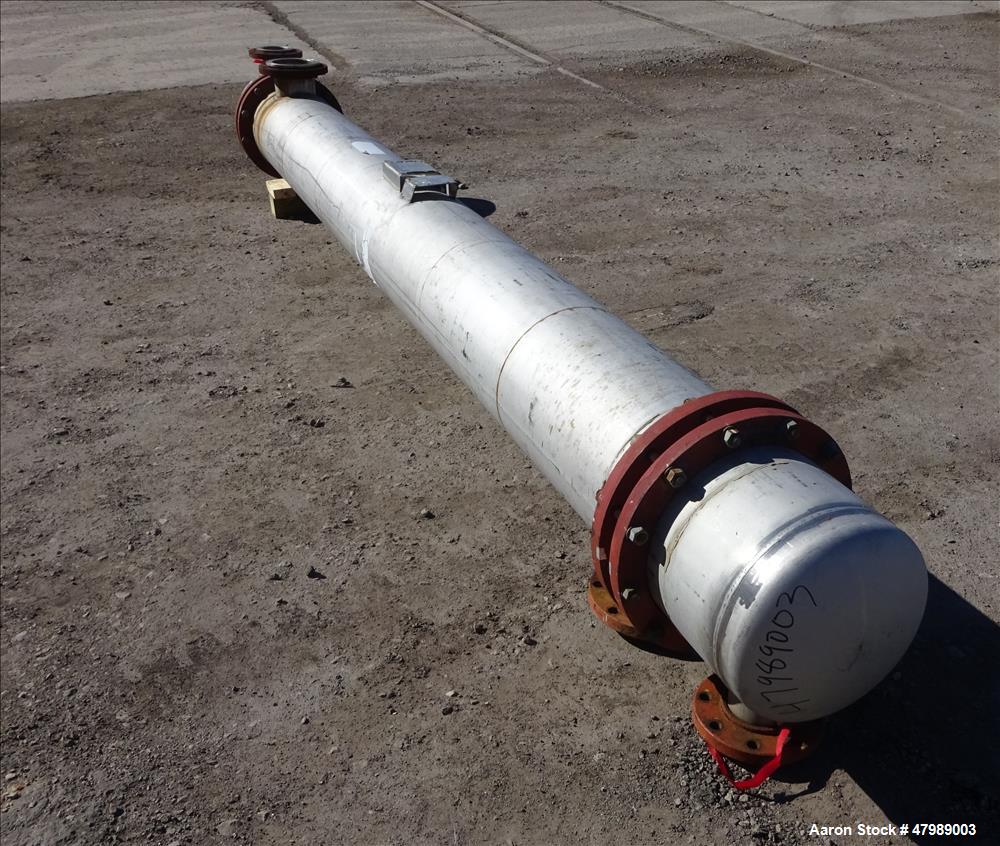 Used Perry Products Shell and Tube Heat Exchanger, Approximate 319 Square Feet,