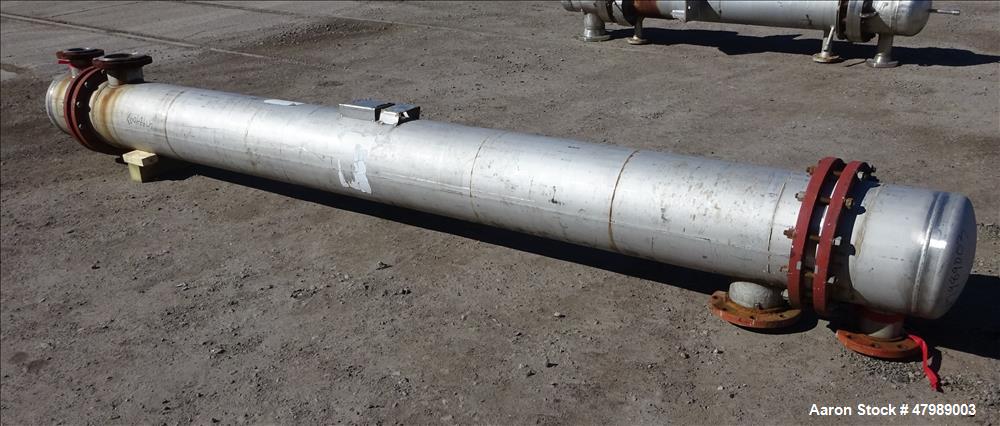 Used Perry Products Shell and Tube Heat Exchanger, Approximate 319 Square Feet,