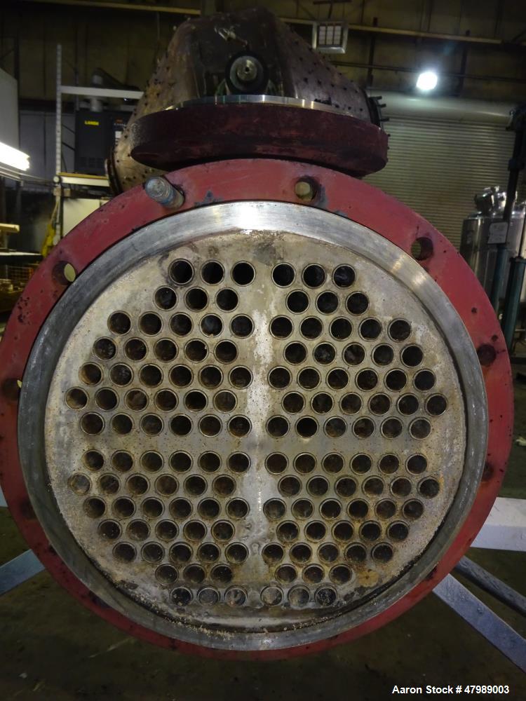 Used Perry Products Shell and Tube Heat Exchanger, Approximate 319 Square Feet,