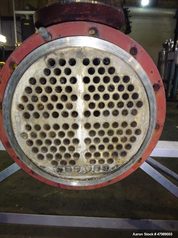 Used Perry Products Shell and Tube Heat Exchanger, Approximate 319 Square Feet,