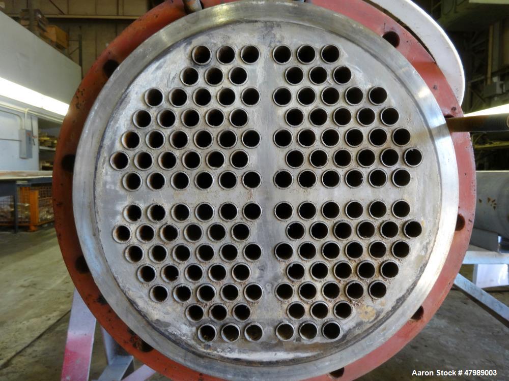Used Perry Products Shell and Tube Heat Exchanger, Approximate 319 Square Feet,