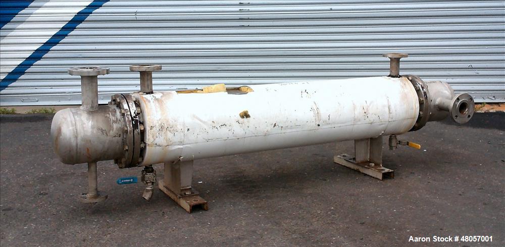 Used Gold-Bar Engineering Ltd. Shell & Tube Heat Exchanger, Stainless Steel, Ho