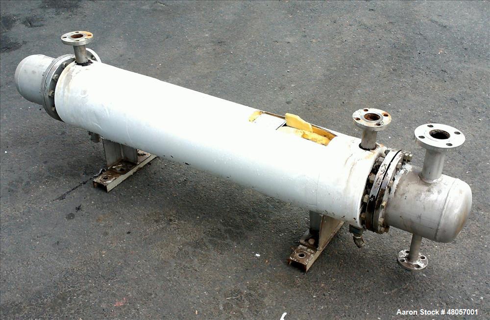 Used Gold-Bar Engineering Ltd. Shell & Tube Heat Exchanger, Stainless Steel, Ho