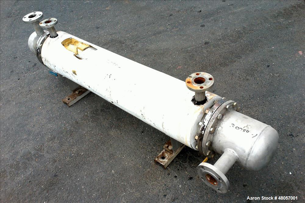 Used Gold-Bar Engineering Ltd. Shell & Tube Heat Exchanger, Stainless Steel, Ho
