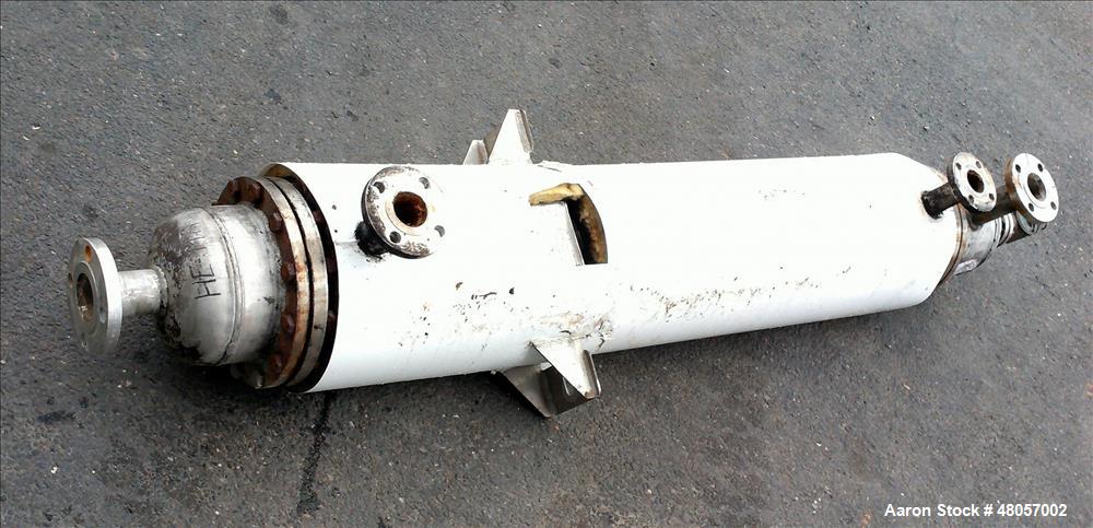 Used Gold-Bar Engineering Ltd. Shell & Tube Heat Exchanger, Stainless Steel, Ve