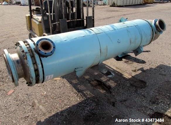 Used Pfaudler Shell & Tube Heat Exchanger, 548 Square Feet, Model 20096-BEM. 316 Stainless steel tubes, tube sheets and bonnets. (349) 0.75" Diameter x 8' long tubes rated 150 psi at 350 degrees F. C...