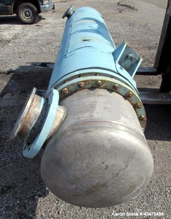 Used Pfaudler Shell & Tube Heat Exchanger, 548 Square Feet, Model 20096-BEM. 316 Stainless steel tubes, tube sheets and bonnets. (349) 0.75" Diameter x 8' long tubes rated 150 psi at 350 degrees F. C...