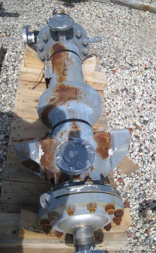 Used Pfaudler Single Pass Shell & Tube Heat Exchanger, 15.2 square feet, vertical. Carbon steel shell rated 100 psi at -20 to 400 deg F. (26) 3/4" Diameter x 3’ long 316L stainless steel tubes rated ...