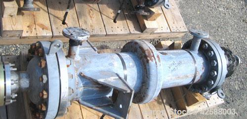 Used Pfaudler Single Pass Shell & Tube Heat Exchanger, 29.9 square feet, vertical. Carbon steel shell rated 100 psi at -20 to 400 deg F. (51) 3/4" Diameter x 3’ long 316L stainless steel tubes rated ...