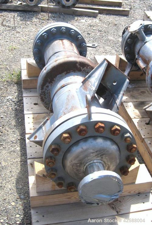 Used Pfaudler Single Pass Shell & Tube Heat Exchanger, 29.9 square feet, vertical. Carbon steel shell rated 100 psi at -20 to 400 deg F. (51) 3/4" Diameter x 3’ long 316L stainless steel tubes rated ...