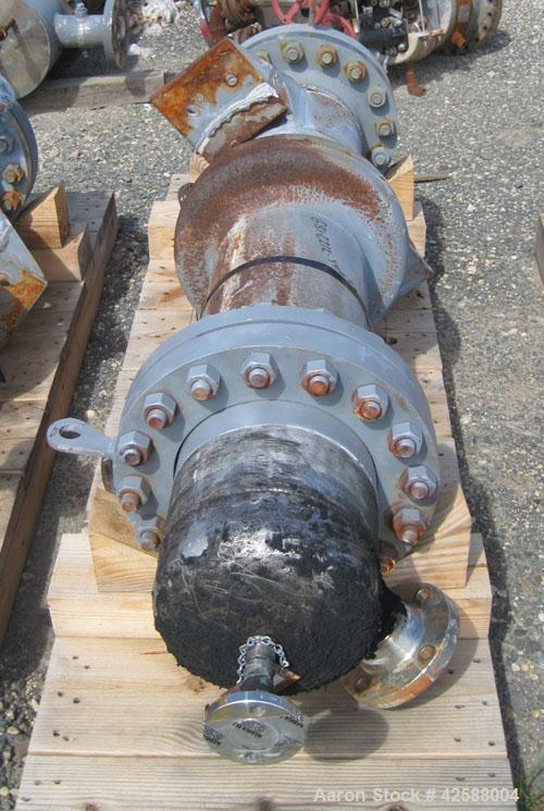 Used Pfaudler Single Pass Shell & Tube Heat Exchanger, 29.9 square feet, vertical. Carbon steel shell rated 100 psi at -20 to 400 deg F. (51) 3/4" Diameter x 3’ long 316L stainless steel tubes rated ...