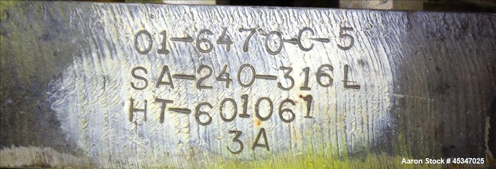 Used R.W. Holland Inc Heat Exchanger, Tempered Hot Oil, Model 60-EX-63600