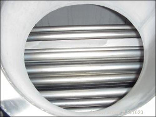 USED: Schmidt/Griesser heat exchanger, No 2616/52010, new 1995. Heating surface 34.5 sq m. Tube material stainless steel, shell material stainless steel, cover material stainless steel. Tube capacity...