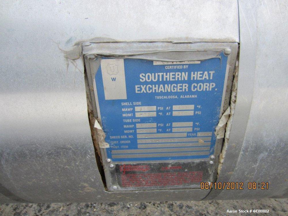 Used Southern Heat Exchanger Multiple Pass Shell & Tube Heat Exchanger