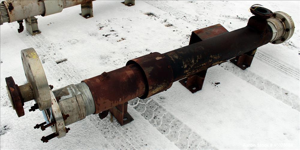 Used Southern Heat Exchanger Shell & Tube Heat Exchanger, Approximate 124 Square Feet, Horizontal. Carbon steel shell rated 100 psi at 350 degrees F. (195) 3/8" Diameter x approximate 78" long 304 st...