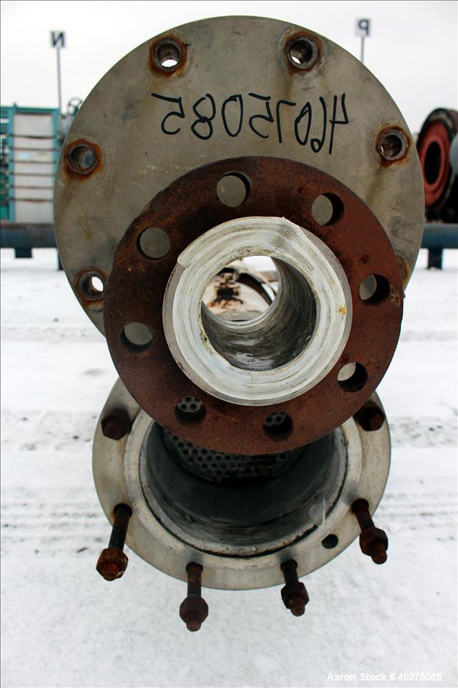Used Southern Heat Exchanger Shell & Tube Heat Exchanger, Approximate 124 Square Feet, Horizontal. Carbon steel shell rated 100 psi at 350 degrees F. (195) 3/8" Diameter x approximate 78" long 304 st...