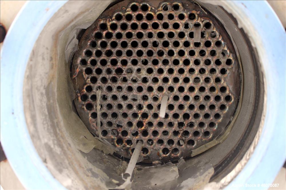 Used Southern Heat Exchanger Shell & Tube Heat Exchanger, Approximate 124 Square Feet, Horizontal. Carbon steel shell rated 100 psi at 350 degrees F. (195) 3/8" Diameter x approximate 78" long 304 st...
