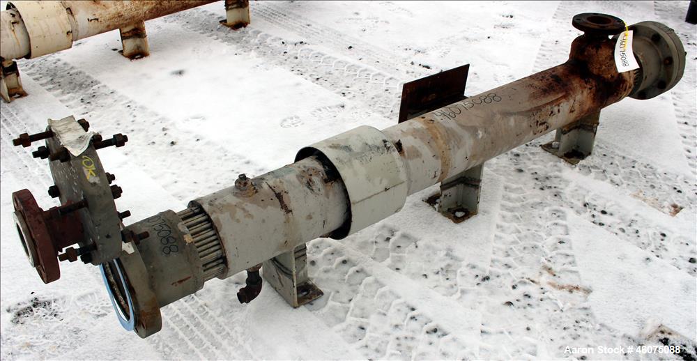 Used Southern Heat Exchanger Shell & Tube Heat Exchanger, Approximate 124 Square Feet, Horizontal. Carbon steel shell rated 100 psi at 350 degrees F. (195) 3/8" Diameter x approximate 78" long 304 st...
