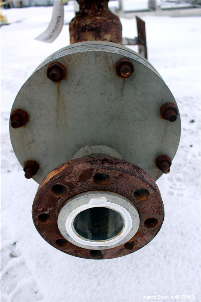 Used Southern Heat Exchanger Shell & Tube Heat Exchanger, Approximate 124 Square Feet, Horizontal. Carbon steel shell rated 100 psi at 350 degrees F. (195) 3/8" Diameter x approximate 78" long 304 st...