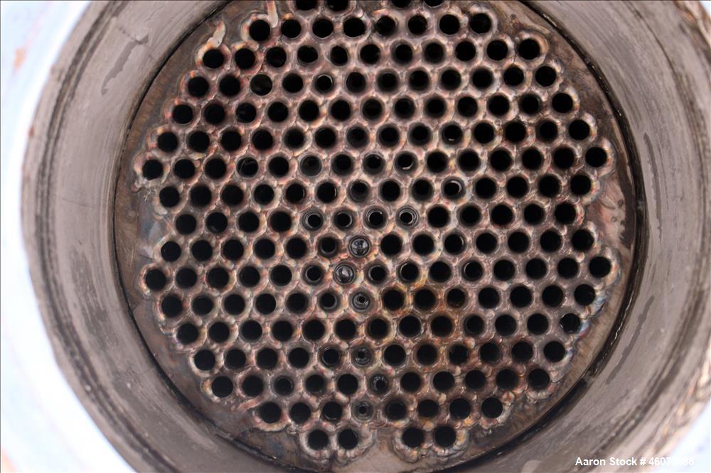 Used Southern Heat Exchanger Shell & Tube Heat Exchanger, Approximate 124 Square Feet, Horizontal. Carbon steel shell rated 100 psi at 350 degrees F. (195) 3/8" Diameter x approximate 78" long 304 st...