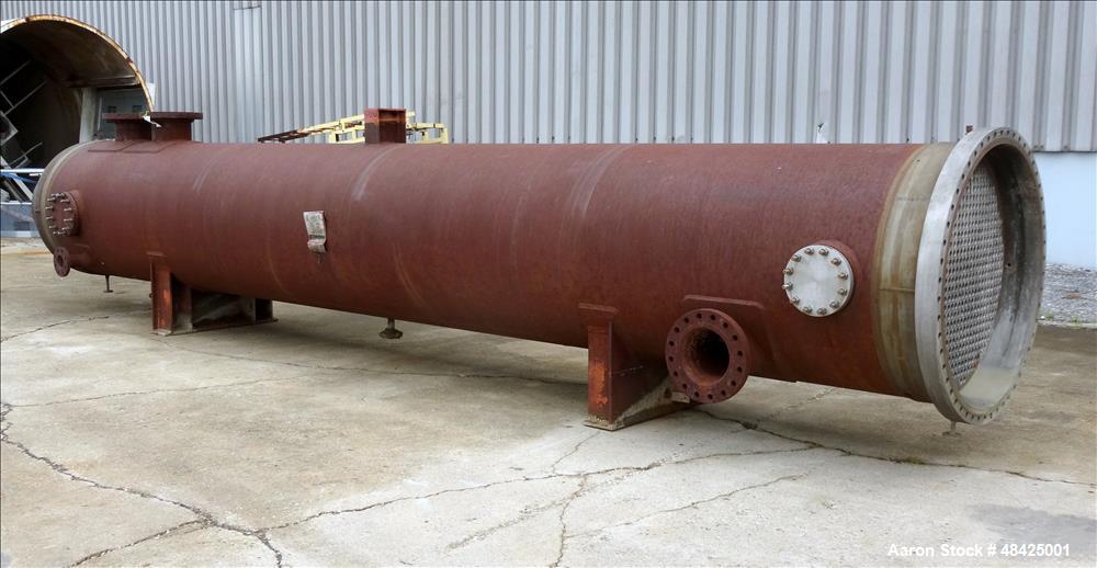 Used Southern Heat Exchanger Shell & Tube Heat Exchanger – 4,372 Sq Ft, Carbon Steel Shell, 430 SS Tubes