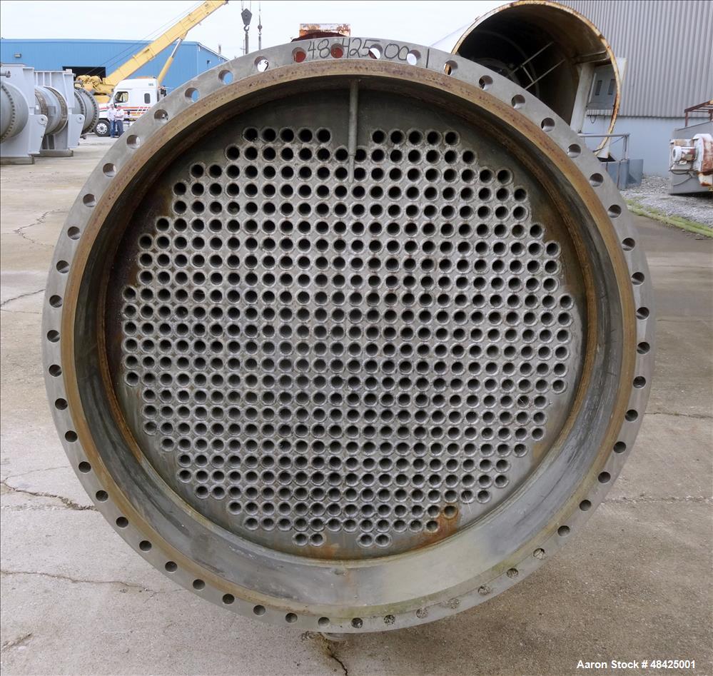 Used Southern Heat Exchanger Shell & Tube Heat Exchanger – 4,372 Sq Ft, Carbon Steel Shell, 430 SS Tubes