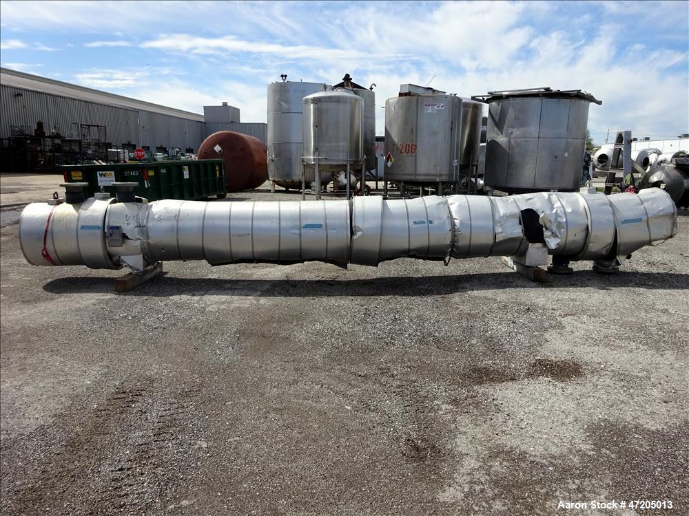 Unused- Steeltek Single Pass Shell & Tube Heat Exchanger, 1,225 Square Fee