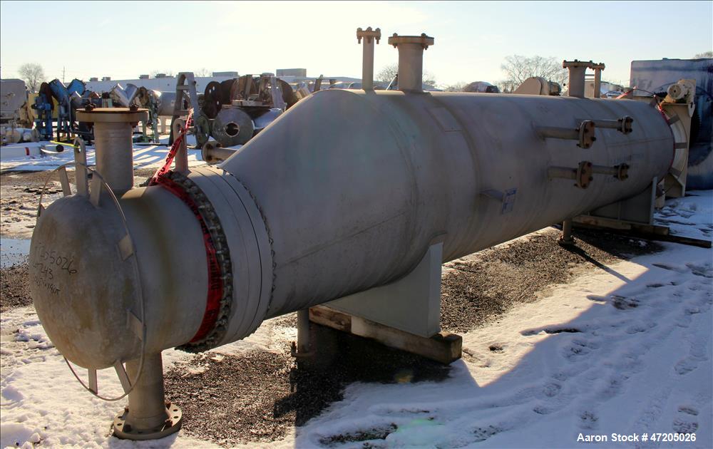 Unused- Steeltek 6 Pass "U" Tube Heat Exchanger, 3,068 Square Feet, Type BKU, Size 30/48-240, Horizontal. 304L Stainless steel shell rated 350 psi/Full Vacuum at -55 to 150 degrees F. (379) 3/4" Diam...
