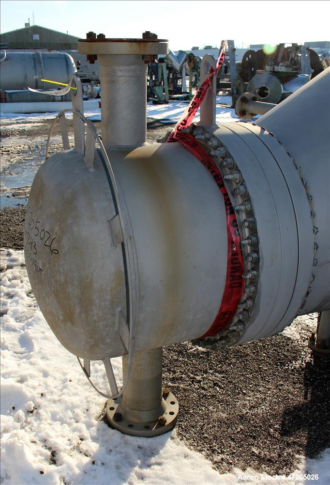 Unused- Steeltek 6 Pass "U" Tube Heat Exchanger, 3,068 Square Feet, Type BKU, Size 30/48-240, Horizontal. 304L Stainless steel shell rated 350 psi/Full Vacuum at -55 to 150 degrees F. (379) 3/4" Diam...