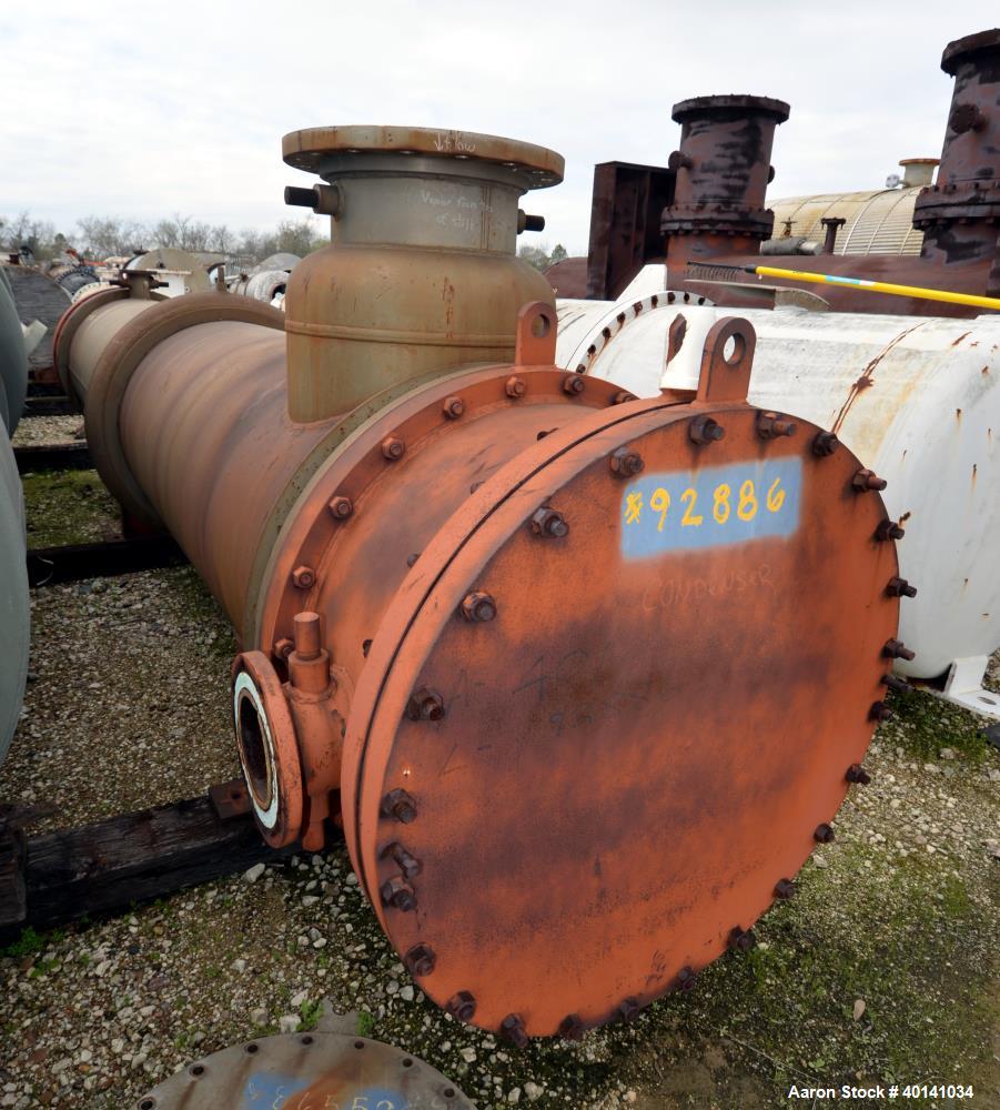 Used Stainless Steel Struthers Industries Shell And Tube Heat Exchanger, Approximately 2425 Square Feet