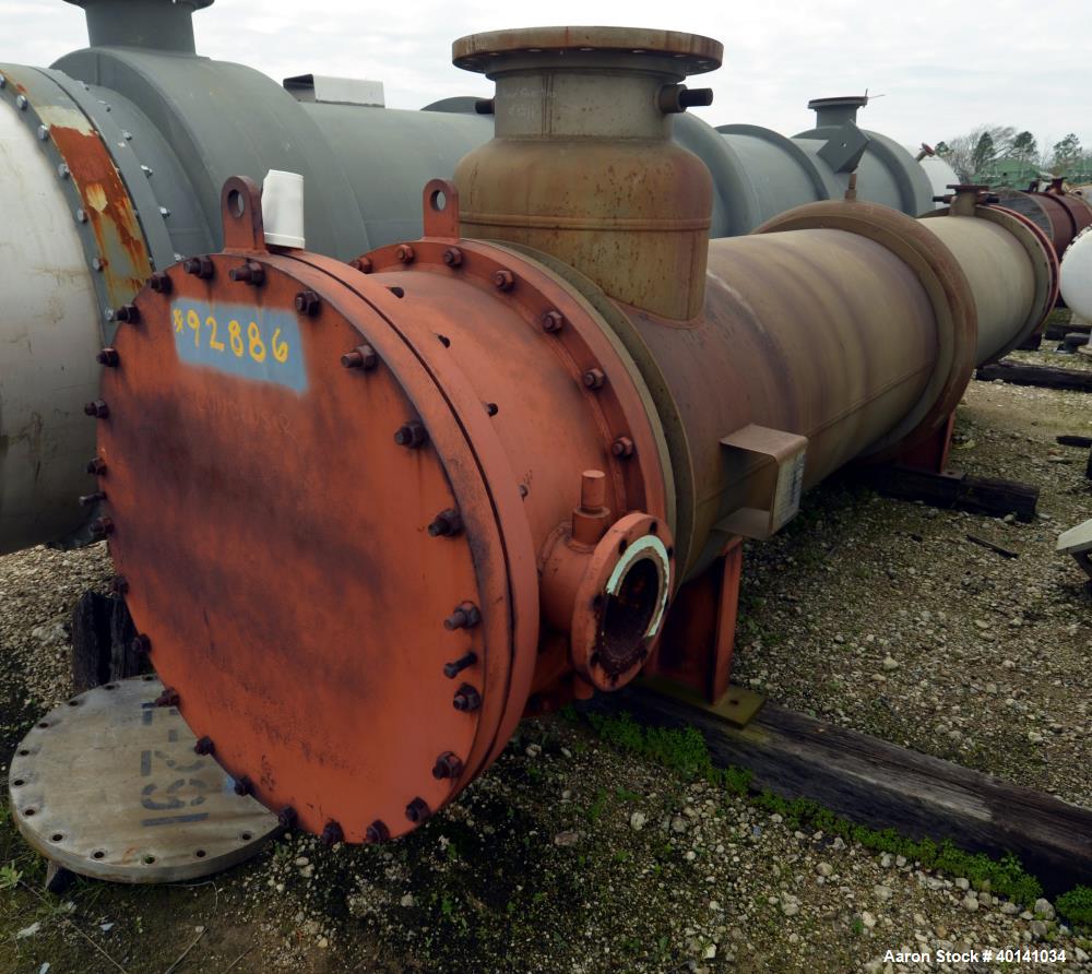Used Stainless Steel Struthers Industries Shell And Tube Heat Exchanger, Approximately 2425 Square Feet