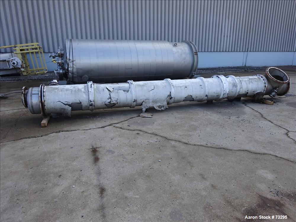Used Superior Welding Two Pass Shell & Tube Heat Exchanger, Model BEM