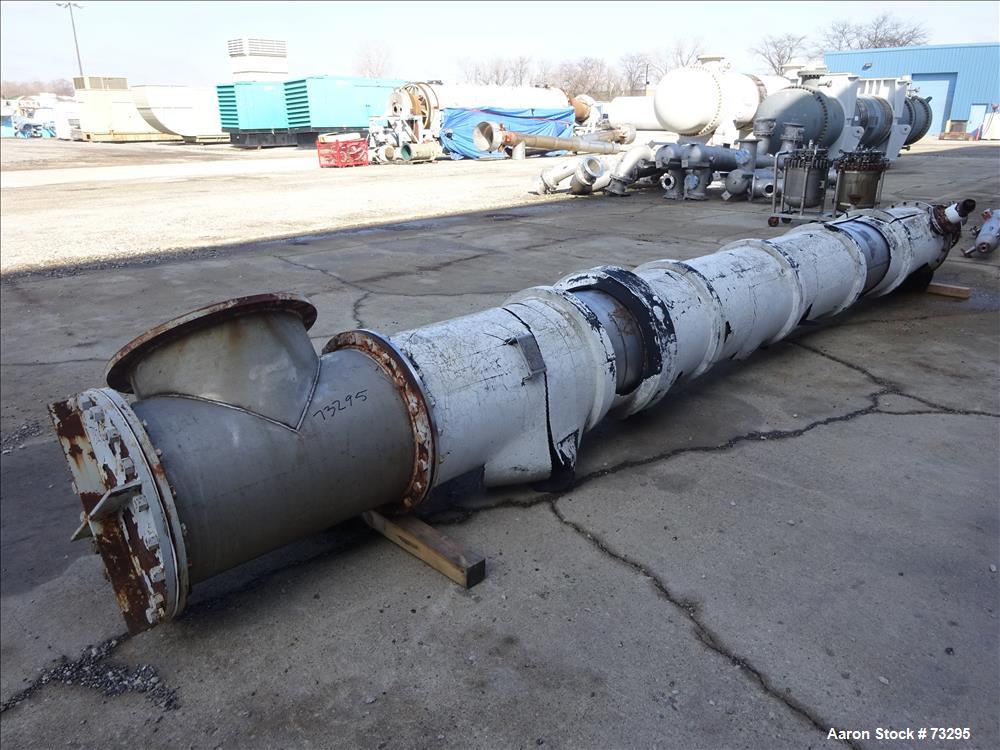 Used Superior Welding Two Pass Shell & Tube Heat Exchanger, Model BEM