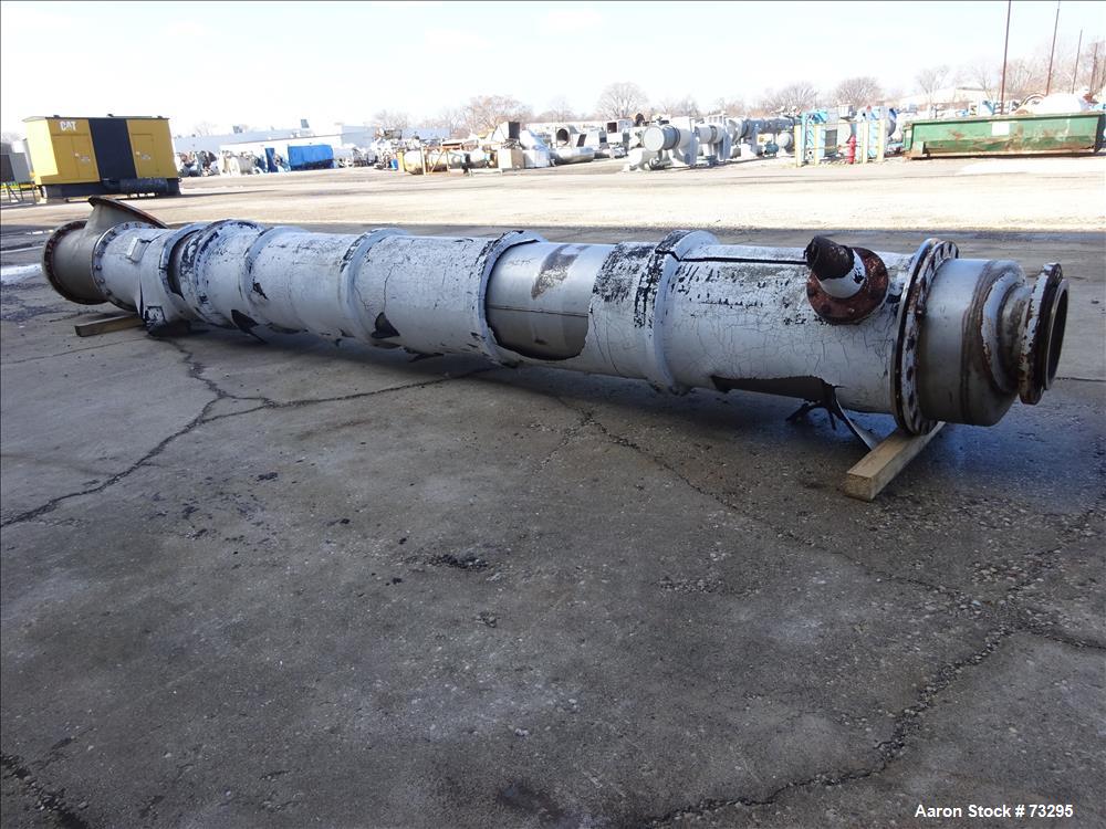 Used Superior Welding Two Pass Shell & Tube Heat Exchanger, Model BEM