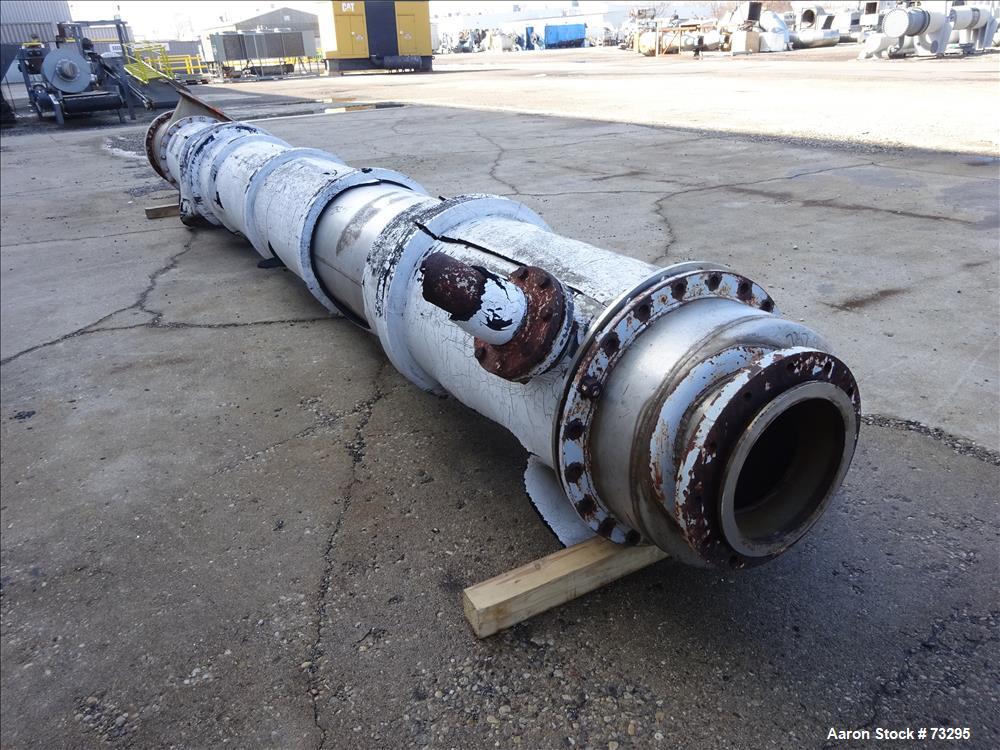 Used Superior Welding Two Pass Shell & Tube Heat Exchanger, Model BEM