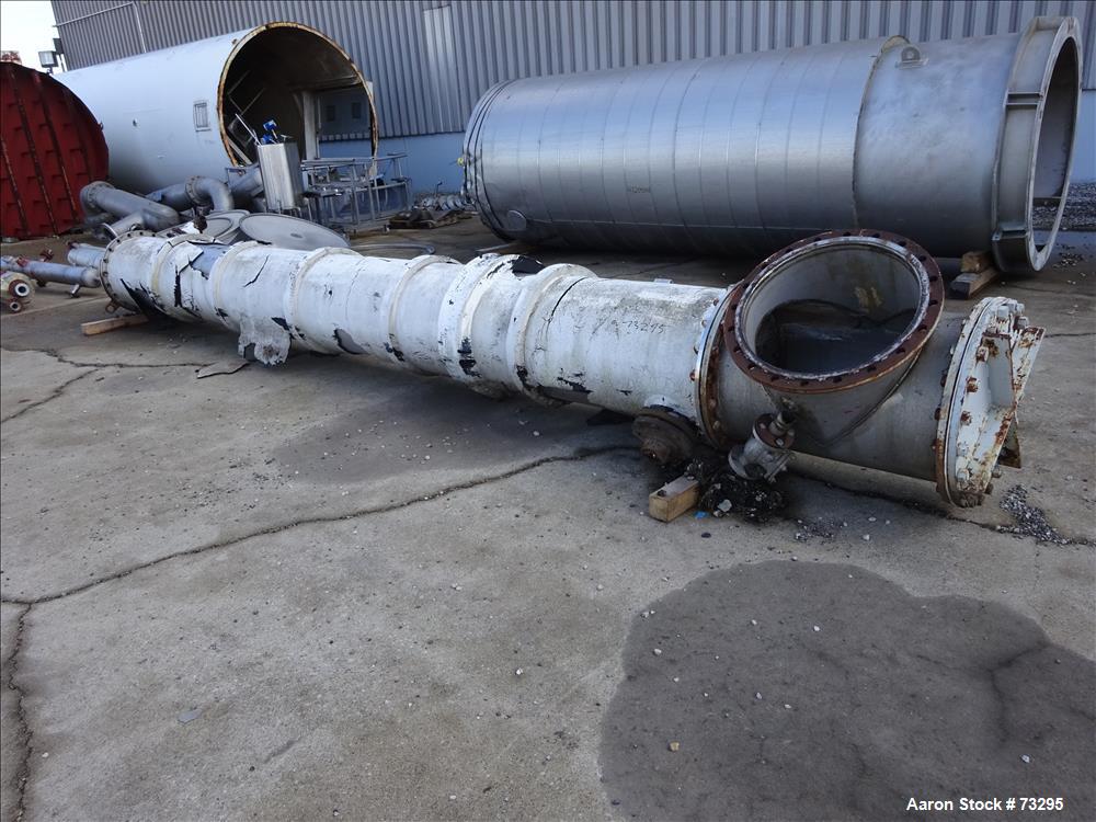 Used Superior Welding Two Pass Shell & Tube Heat Exchanger, Model BEM