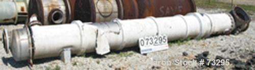 Used Superior Welding Two Pass Shell & Tube Heat Exchanger, Model BEM