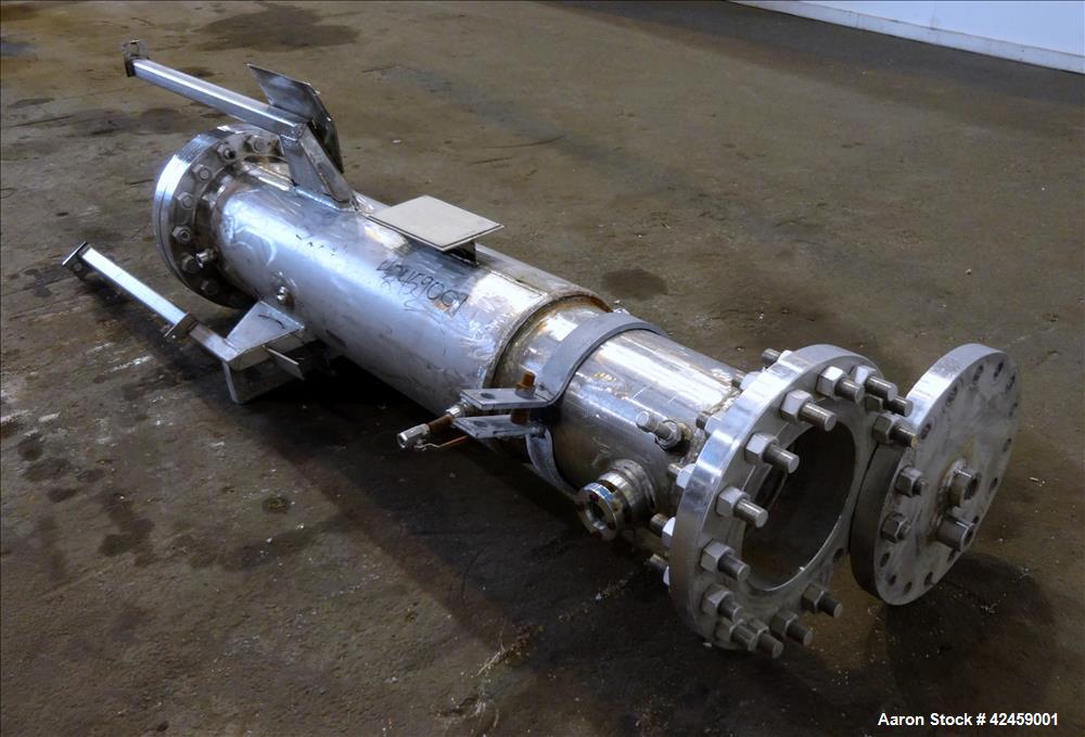 Used Vertical Superior Fabricators Single Pass Heat Exchanger, 42 Square Feet