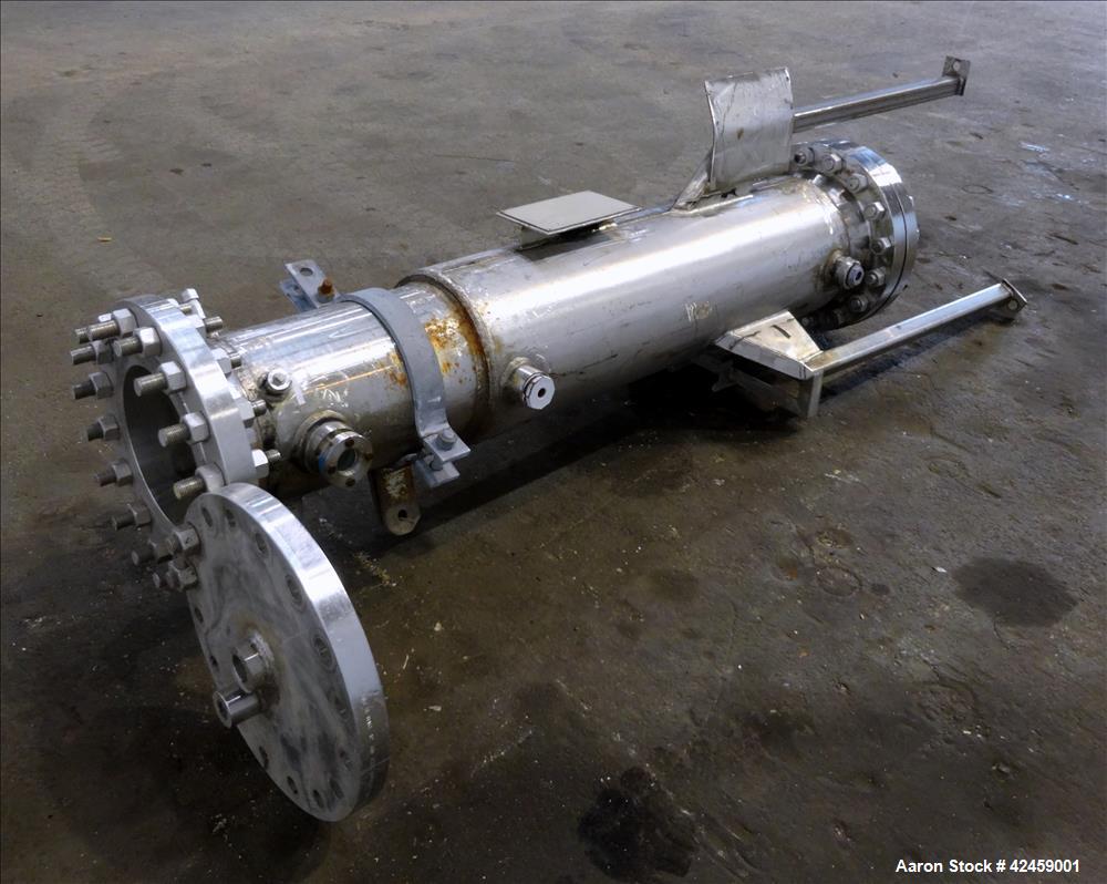 Used Vertical Superior Fabricators Single Pass Heat Exchanger, 42 Square Feet