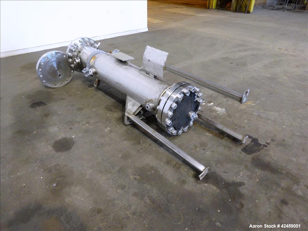 Used Vertical Superior Fabricators Single Pass Heat Exchanger, 42 Square Feet